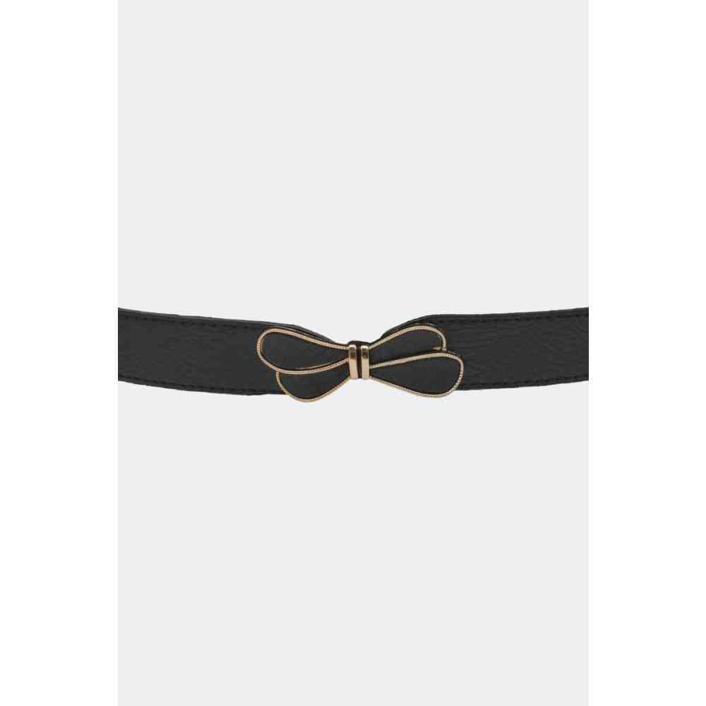 Voodoo Vixen - Butterfly Buckle Elasticated Ceinture pour la taille - Noir